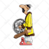 create a funny cartoon character in any style