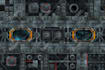 create cool 3d spaceship interior illustrations