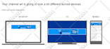 create a Twitter or YouTube background customized professionally based on your Business