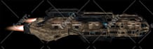 create cool 3d spaceship interior illustrations