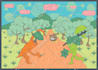 create surreal and pyschedelic creature monster