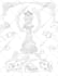 do super detail line art for coloring book