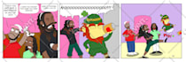 draw a comic strip in many styles