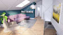 create kitchen modelling and rendering