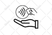 design black and white monochrome flat icon