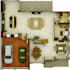 convert your 2d floor plan into rendered 3d floor plan
