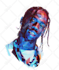 draw low poly vector pop art