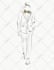 do fast sketches for fashion and character