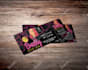design ticket, gift voucher, loyalty card, postcard