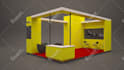 create 3d exhibition booth, stall and venue