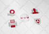 do flat icon designs for apps, websites and brand