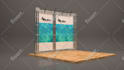 create 3d exhibition booth, stall and venue