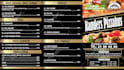 design price list menu, menu board, restaurant menu