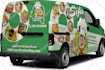 design black car wrapping near me, big truck usa and van graphics