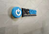 put your text or logo into in 3d wall in 24hrs