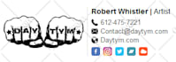 create clickable HTML email signature