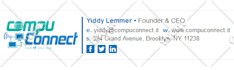 create clickable HTML email signature