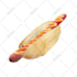 illustrate any food or desserts in watercolor style