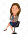 create a group cartoon and a corporate office caricature