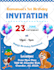 create customized poster birthday card or illustration with your message