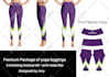 design patterns for leggings or yoga pants or workout pant