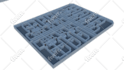 create 2d floor plan to realistic 3d rendering