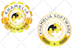 design vintage, salon and badge barbar logo design