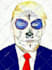create a sugar skull face drawing for you