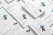 design business card, letterhead, and stationery branding