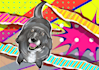 create catchy pop art illustrate for your needs