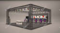 create 3d exhibition booth, stall and venue