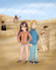 illustrate a childrens book handmade page in warm storybook style