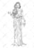 illustrate you as a zombie
