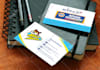 design business card with bleed