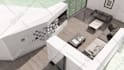 create realistic interior renders  and walkthrough video