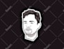 make minimalist flat line art vector avatar of you