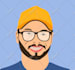 draw a vector cartoon image for your social media profiles