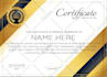 do professional, modern certificate designs in 14 hours