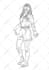 illustrate you as a zombie
