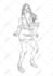 illustrate you as a zombie