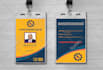 do professional id card design within 24 hours