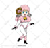 draw you in an cute animal costume