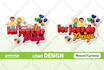 design a unique attractive  cartoon character logo 24hrs
