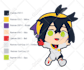 draw cute anime chibi art character design for pfp, sticker