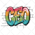 design cute and colorful cartoon food illustration for logo, menu, etc