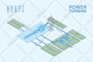 do 3d vector event maps festival map illustrations