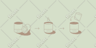 create monoline drawing illustration