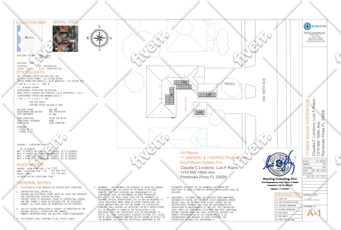 design solar pv roof top and commercial plan in auto cad