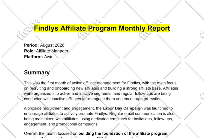 manage your affiliate program on awin