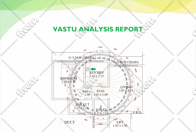 create customize vastu report card of house